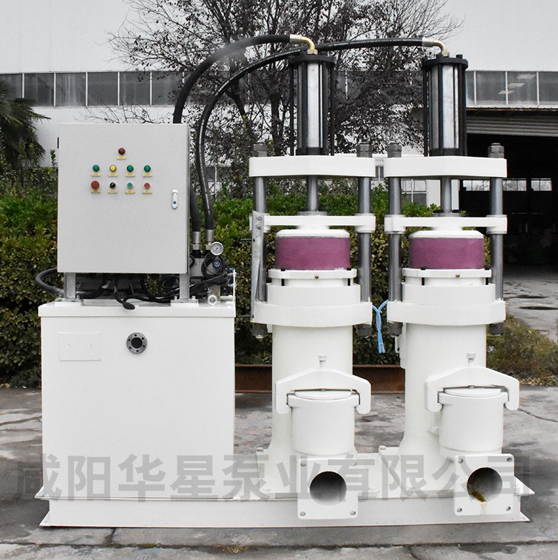 壓濾機節(jié)能進料泵，液壓陶瓷柱塞泥漿泵